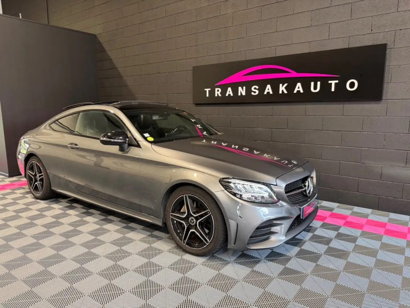 Mercedes-Benz C 220 220 d 9G-Tronic AMG Line Gris - 1