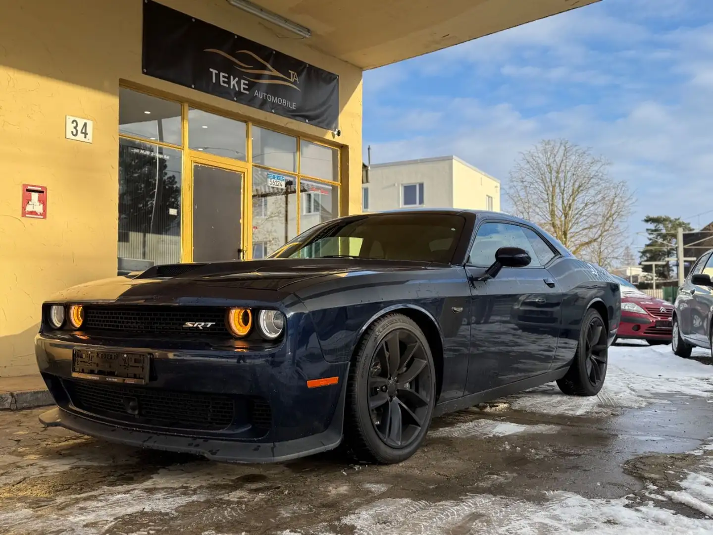 Dodge Challenger SRT 6.4 V8 Alcantara|Kamera|Xenon|ACC Bleu - 1