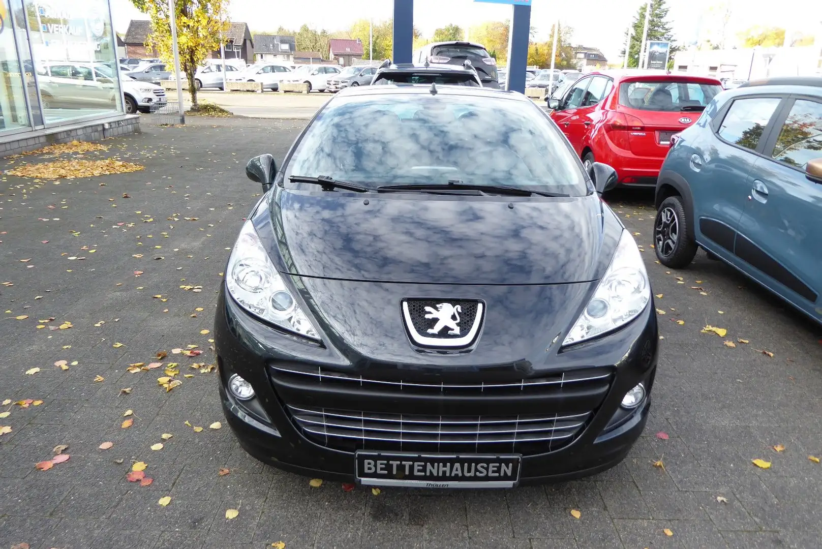Peugeot 207 CC Roland Garros erst 34900 KM SHZ Leder Schwarz - 2