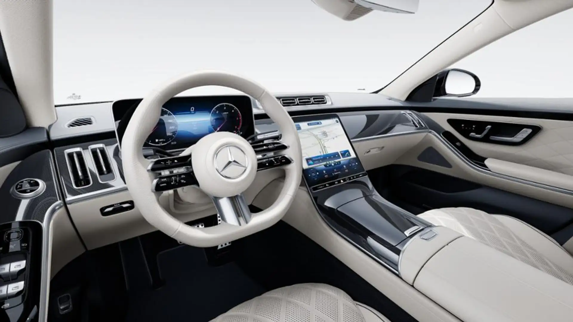 Mercedes-Benz S 450 d 4M lang AMG/DigitalLight/Fahrass/Sitzklim Schwarz - 2