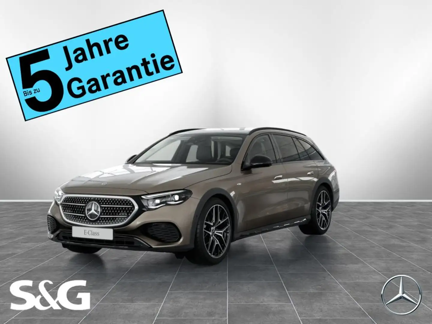 Mercedes-Benz E 300 de 4M T AVANTGARDE MBUX+360°+DIG-LED+Pano Brun - 1