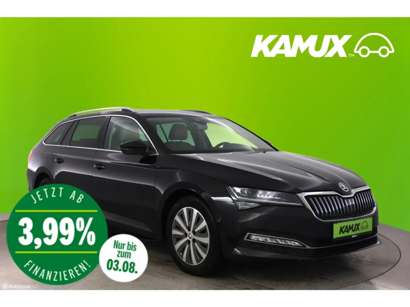 Skoda Superb 2.0TDI Combi DSG Style+LED+NAVI+VIRTUAL Negro - 1