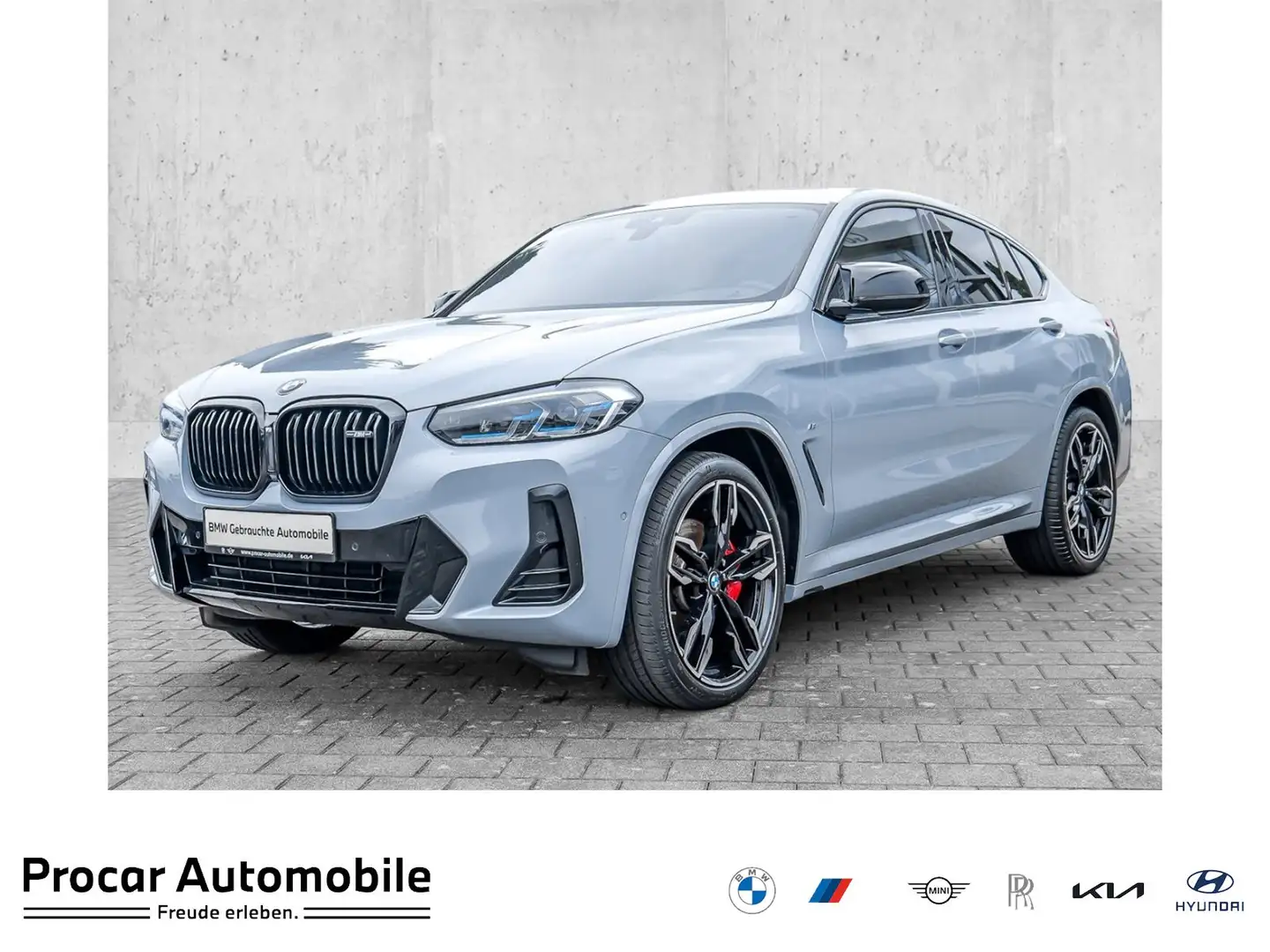 BMW X4 M 40d HUD PANO RFK NAVI Standh. LED Laser DAB Grau - 1