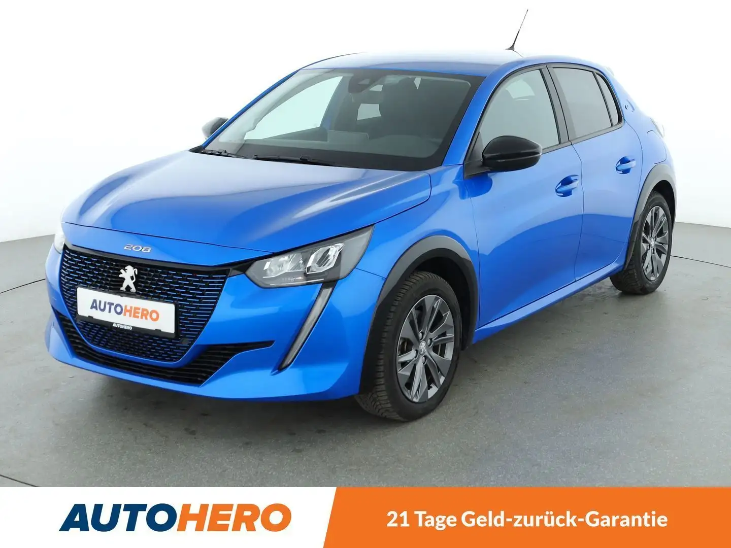 Peugeot e-208 electric drive 100 kW Active Pack*LED*SPUR*CAM* Niebieski - 1