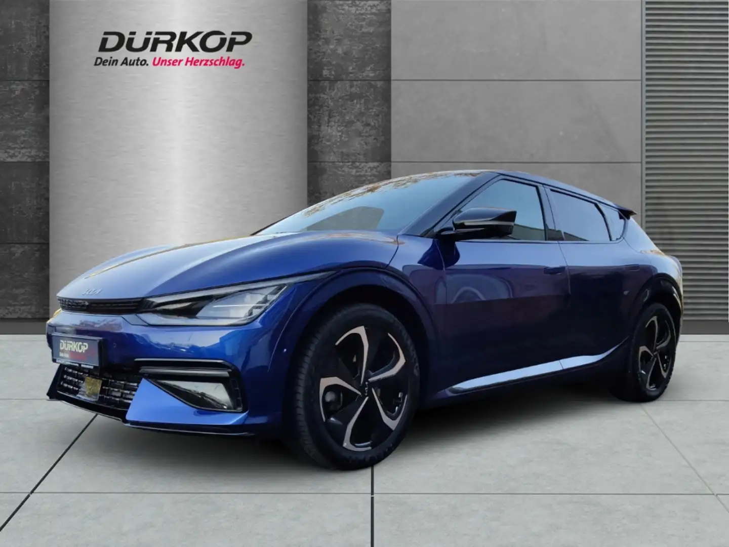 Kia EV6 GT-Line Allrad Wärmepumpe 360 Grad-Kamera HUD Stan Blau - 1