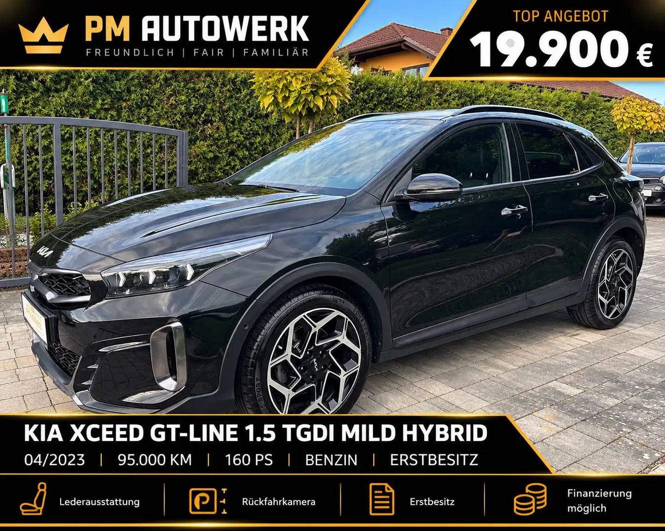 Kia XCeed XCeed GT LINE 1.5 T-GDI Mild Hybrid *Erstbesitz*Top Zustand* Schwarz - 1
