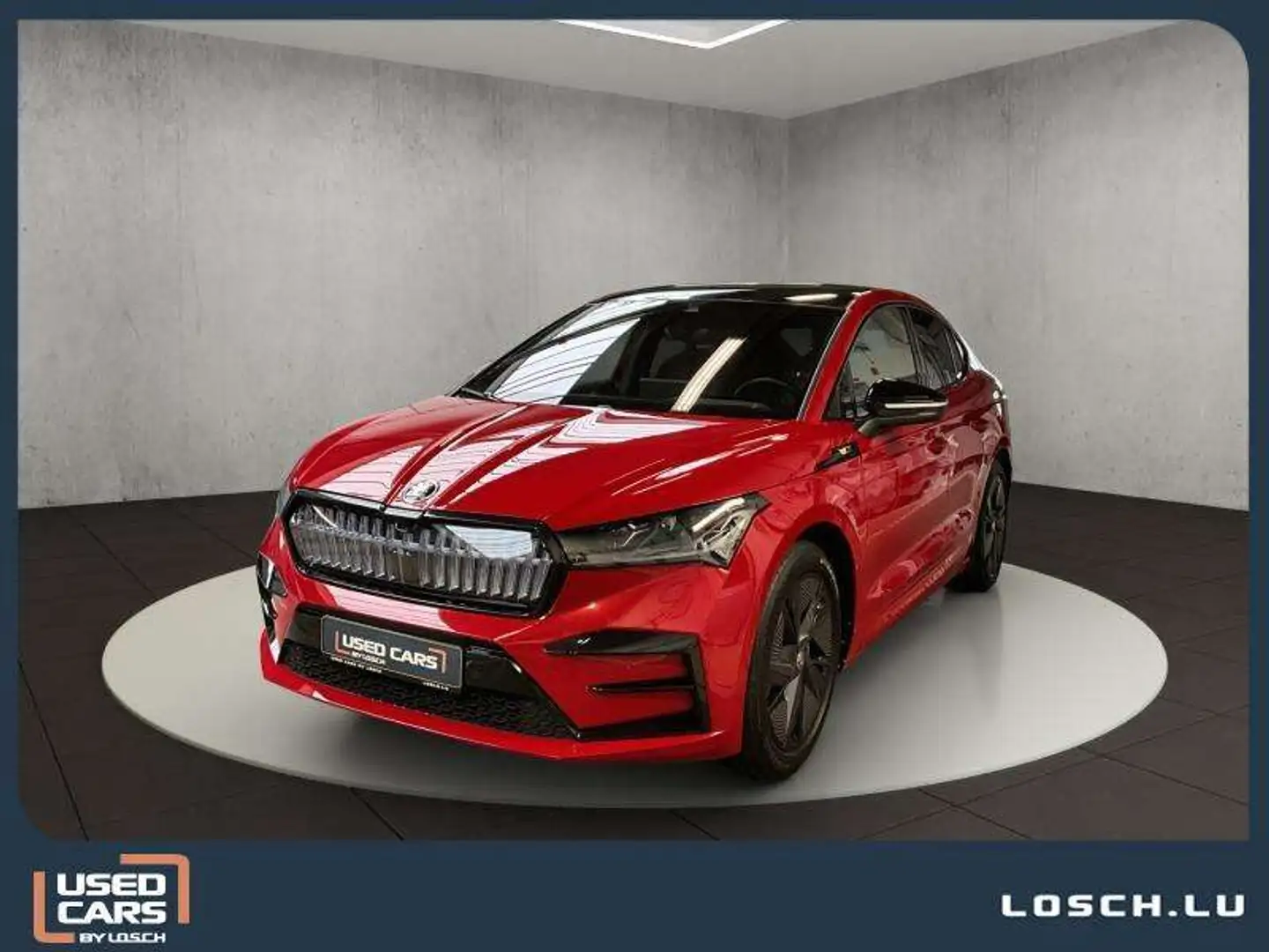 Skoda Enyaq 82kWh+vRS/Sportline+80x+Advanc Rood - 1