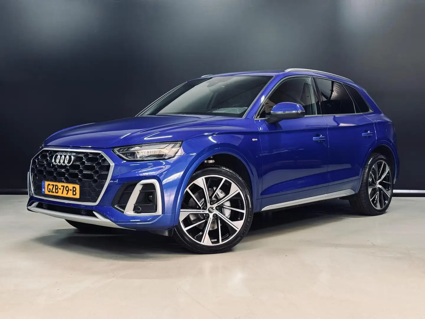 Audi Q5 50 TFSI e 3X S-Line Facelift! 265PK, Pano, Virtual Blau - 1