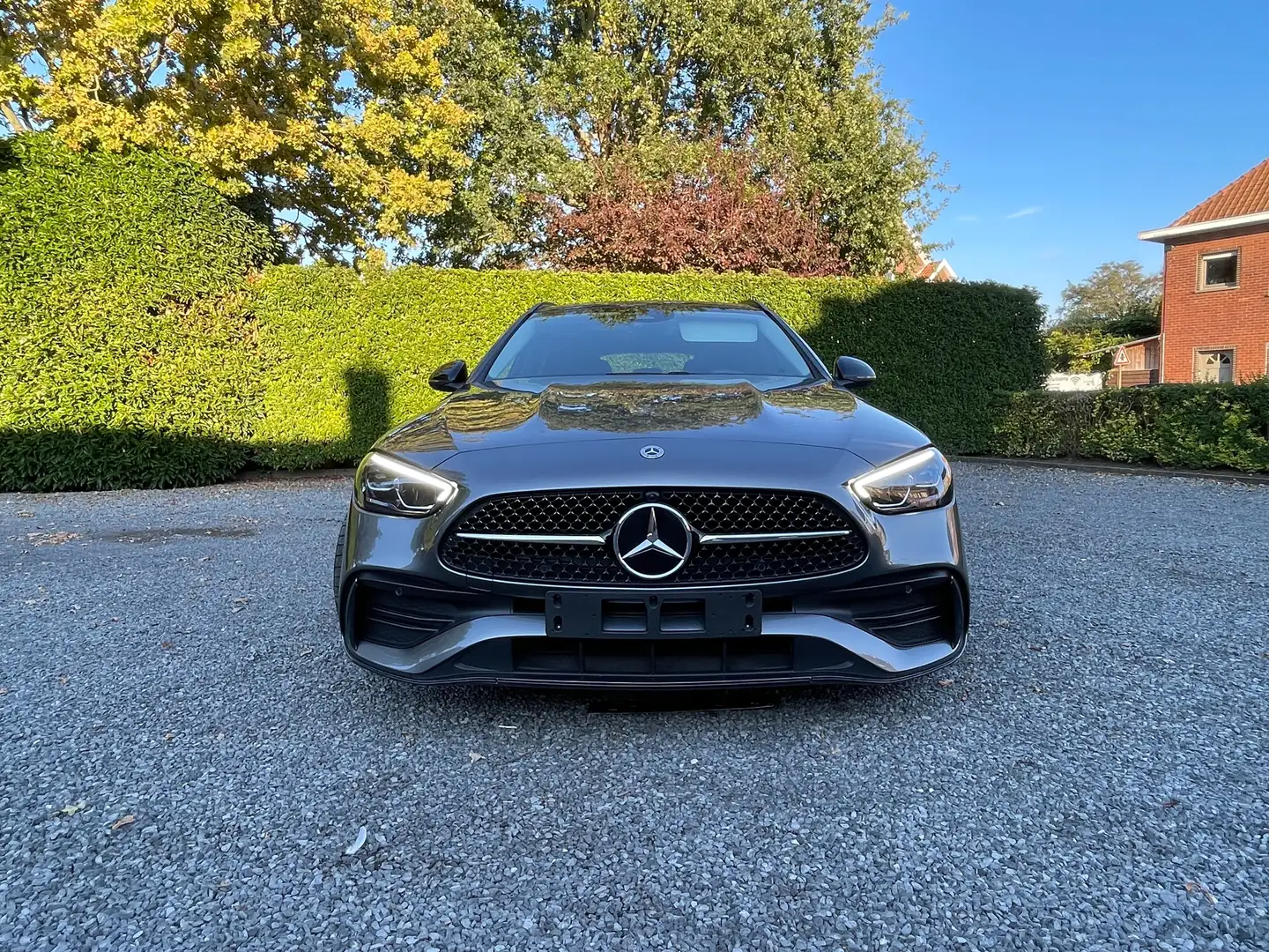 Mercedes-Benz C 180 ⚡9-TRONIC AMG Line Break/ Pdc+cam/ Crply/ CC⚡ Gris - 2