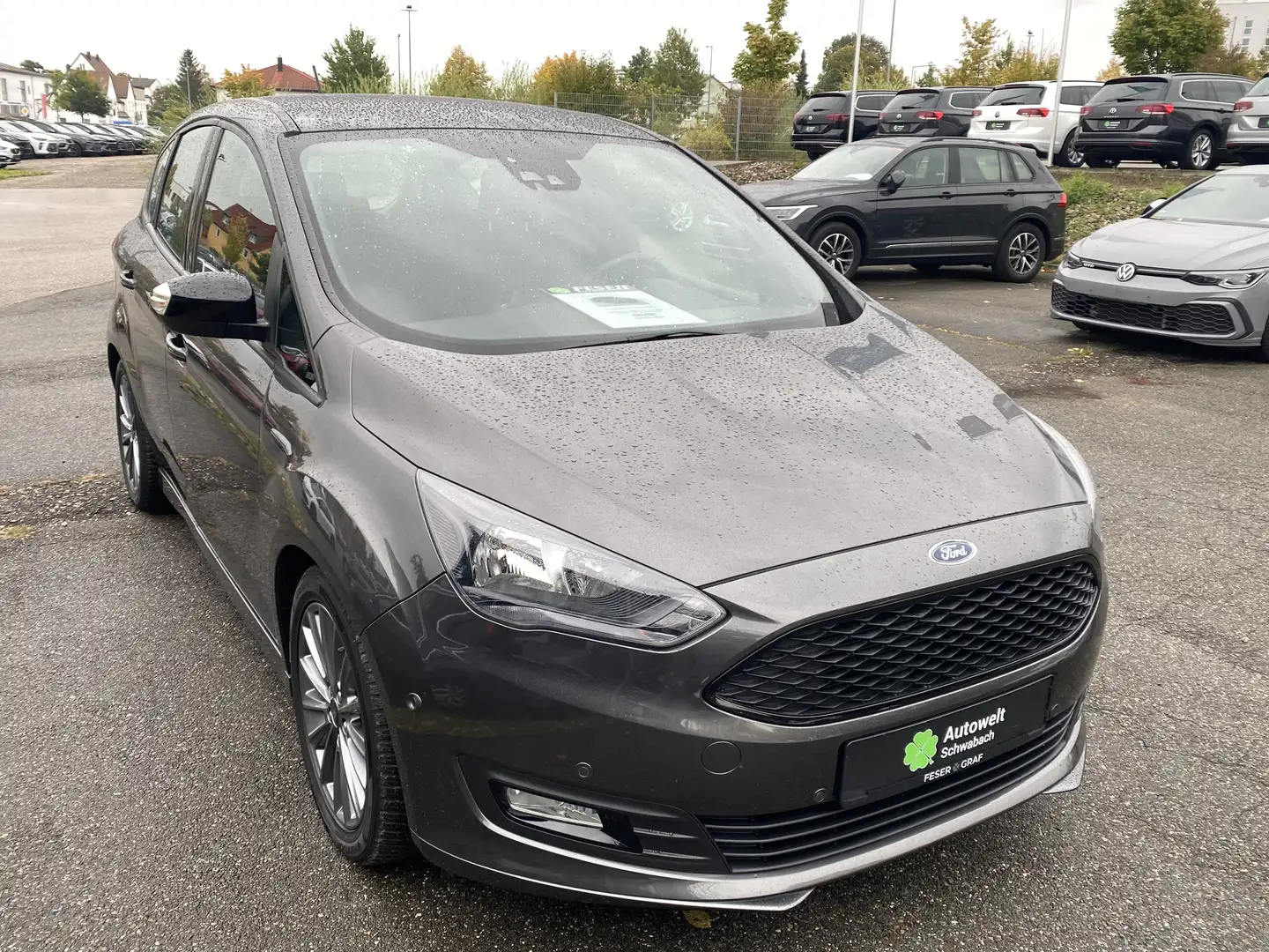 Ford Focus C-Max 1.5 EcoBoost NAVI GRA PDC Grijs - 2