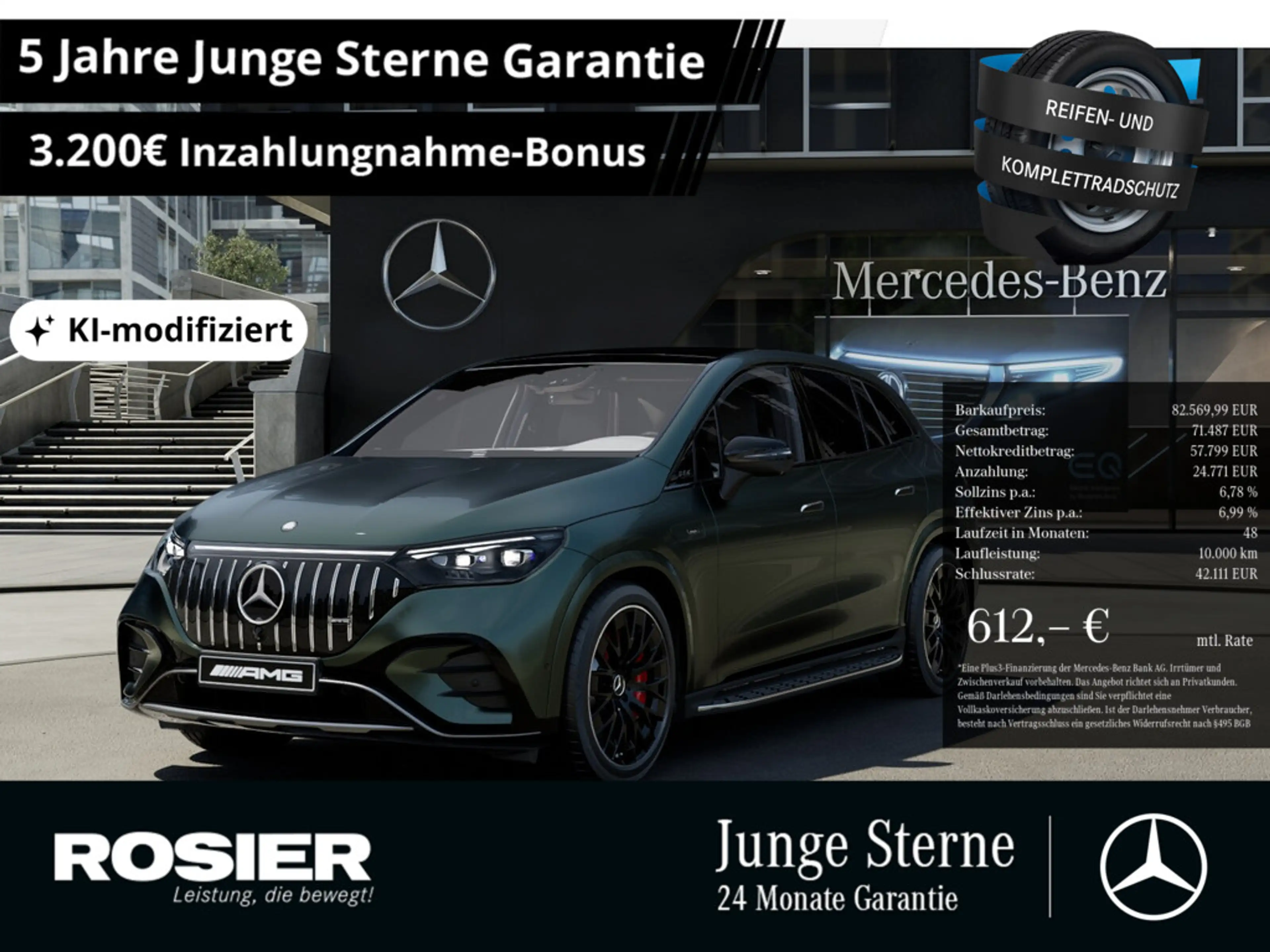 Mercedes-Benz EQE 43 AMG 4M Premium+ Hyperscreen NIGHT AHK SUV