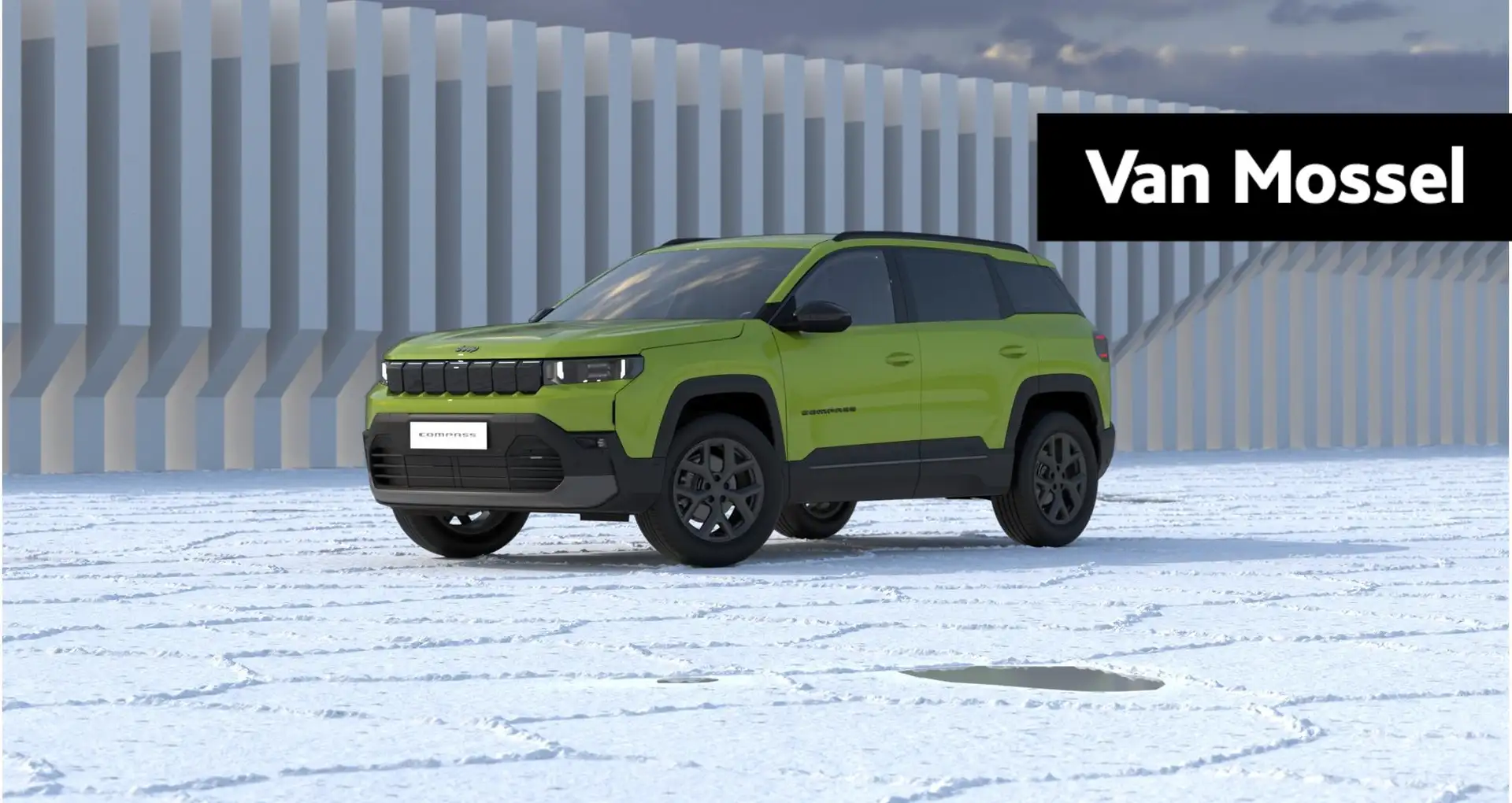 Jeep Compass 1.2 e-Hybrid First Edition Adaptive Cruise Control Groen - 1