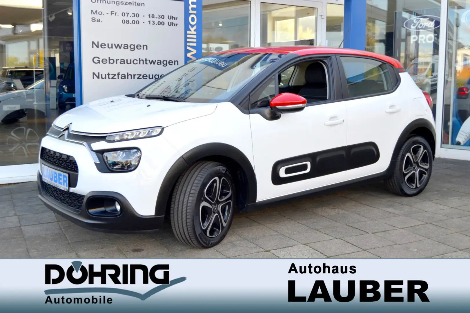 Citroen C3 C3 1,2 Feel AutoAC Navi+DAB+BT RFK LED Weiß - 1