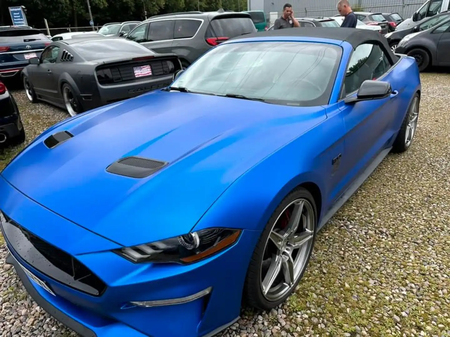 Ford Mustang GT Cabrio 20"275er , tiefer, Navi, SALE! Blu/Azzurro - 1
