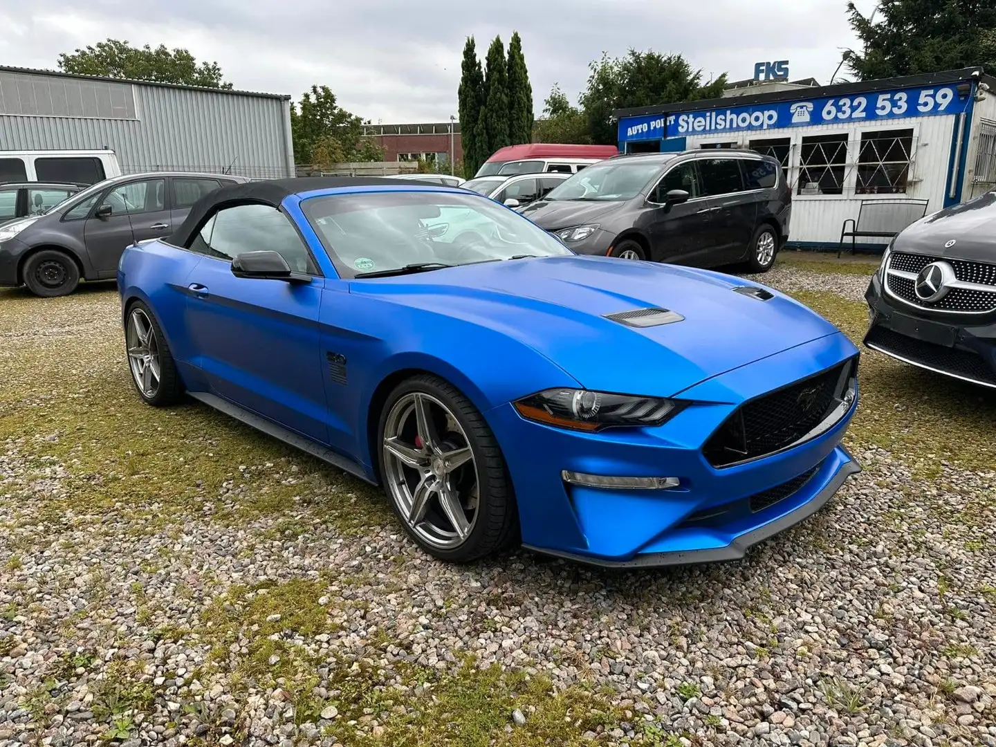 Ford Mustang GT Cabrio 20"275er , tiefer, Navi, SALE! Blu/Azzurro - 2