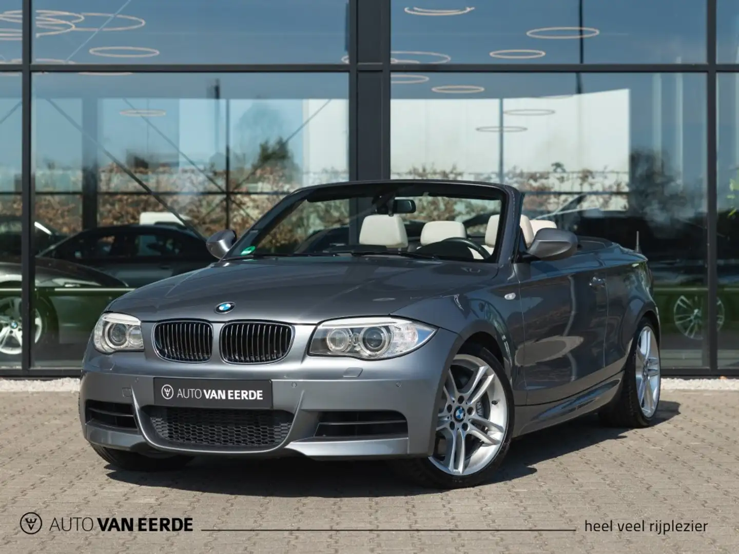 BMW 135 135i Cabrio LCI DCT M-sport - Memory, HiFi etc Gris - 1