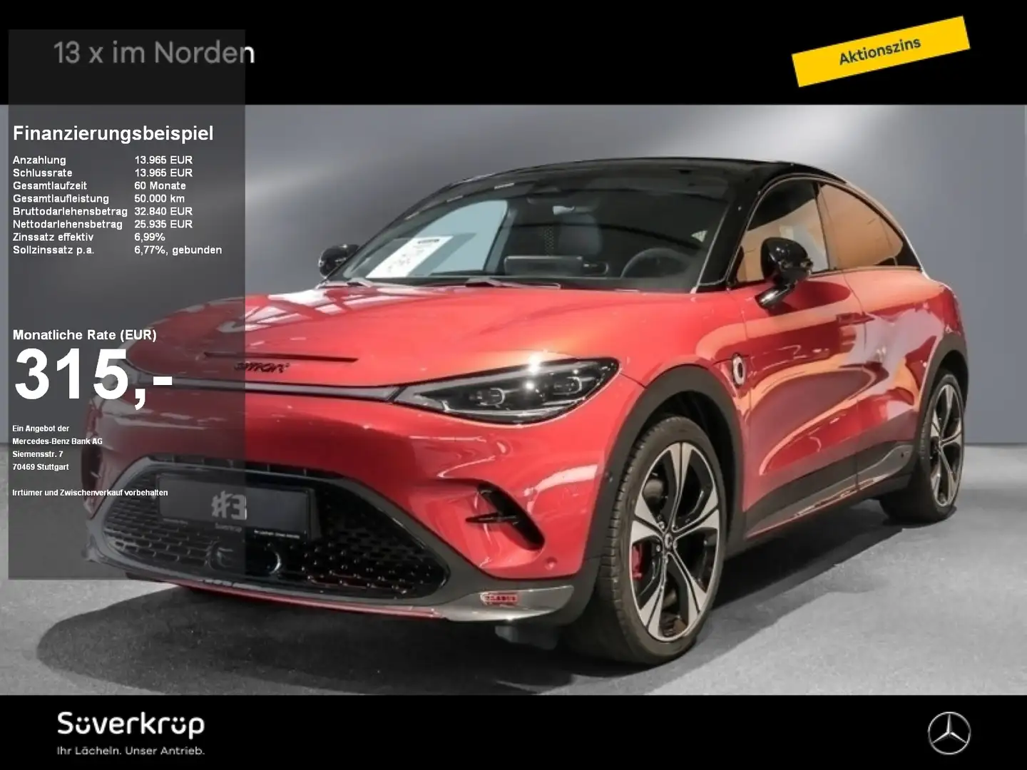 smart #3 Brabus DISTR SPUR 360 PANO PDC MEMO SHZ Roşu - 1