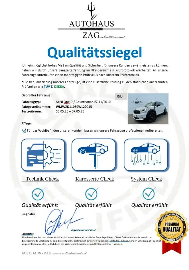 MINI One D Countryman *Bi-XENON*KLIMA*PDC*2.HAND* Blanco - 2