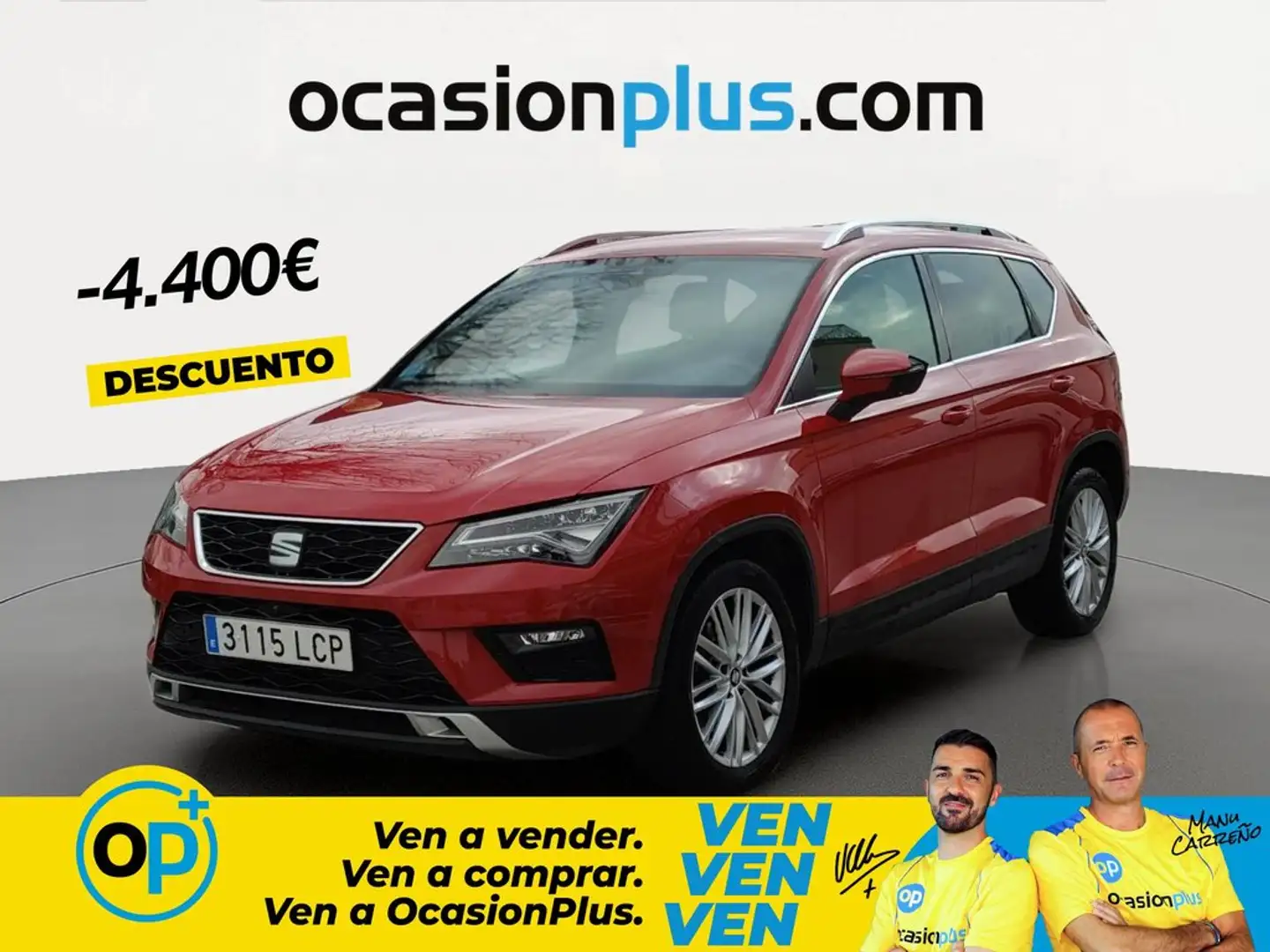 SEAT Ateca 2.0 EcoTSI S&S Xcellence 4Drive DSG7 Rojo - 1