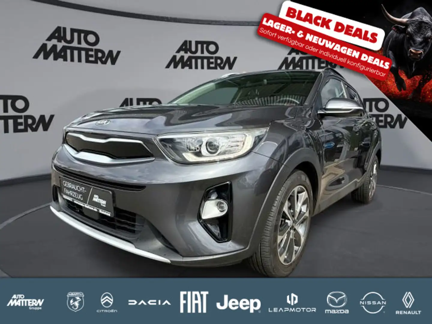 Kia Stonic 1.0 Spirit Automatik|SHZ|NAVI|Klimaaut.|C Gris - 1