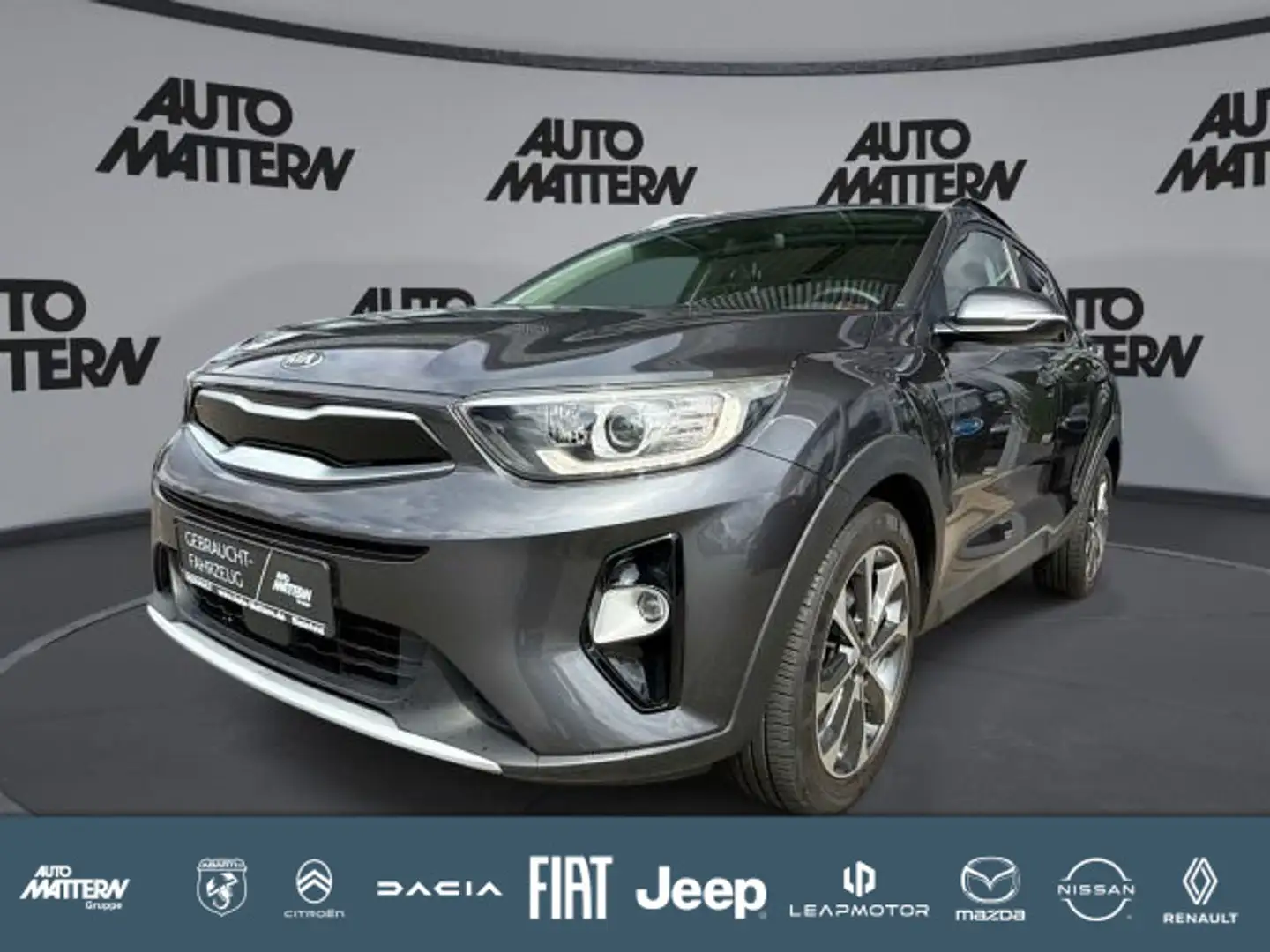 Kia Stonic 1.0 Spirit Automatik|SHZ|NAVI|Klimaaut.|C Grau - 1