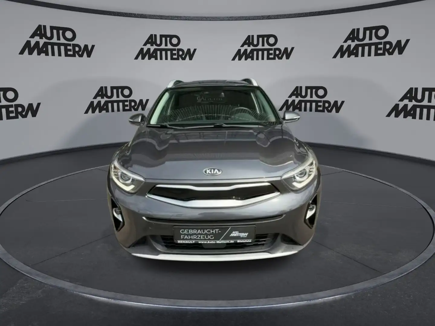 Kia Stonic 1.0 Spirit Automatik|SHZ|NAVI|Klimaaut.|C Grau - 2