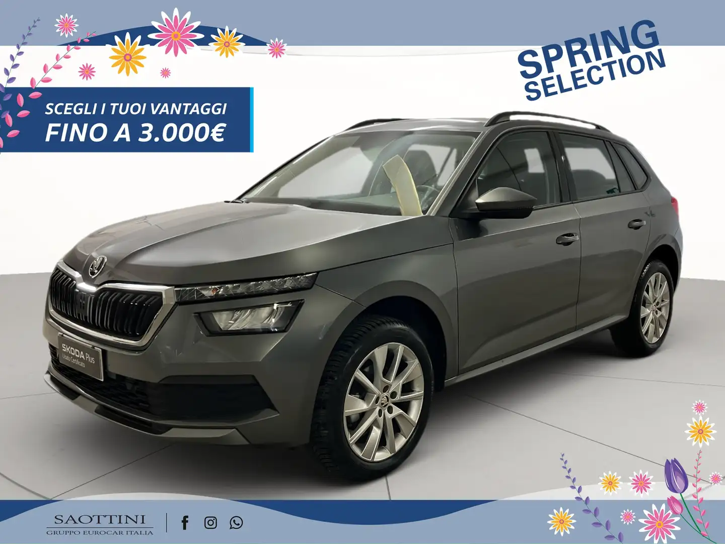 Skoda Kamiq 1.0 TSI Ambition 95 CV Grigio - 1