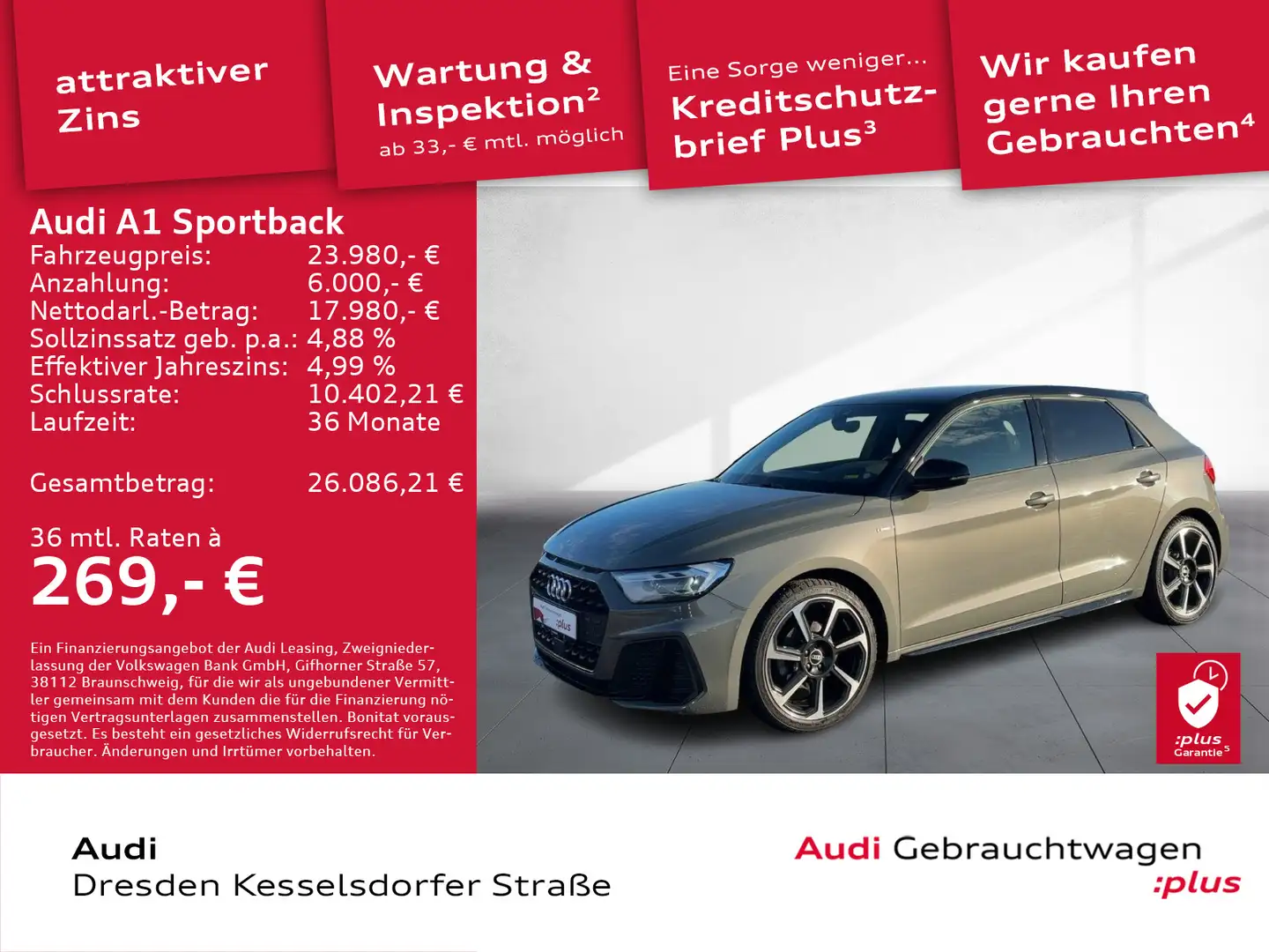 Audi A1 35 TFSI S-Line LED Navi GRA Grau - 1