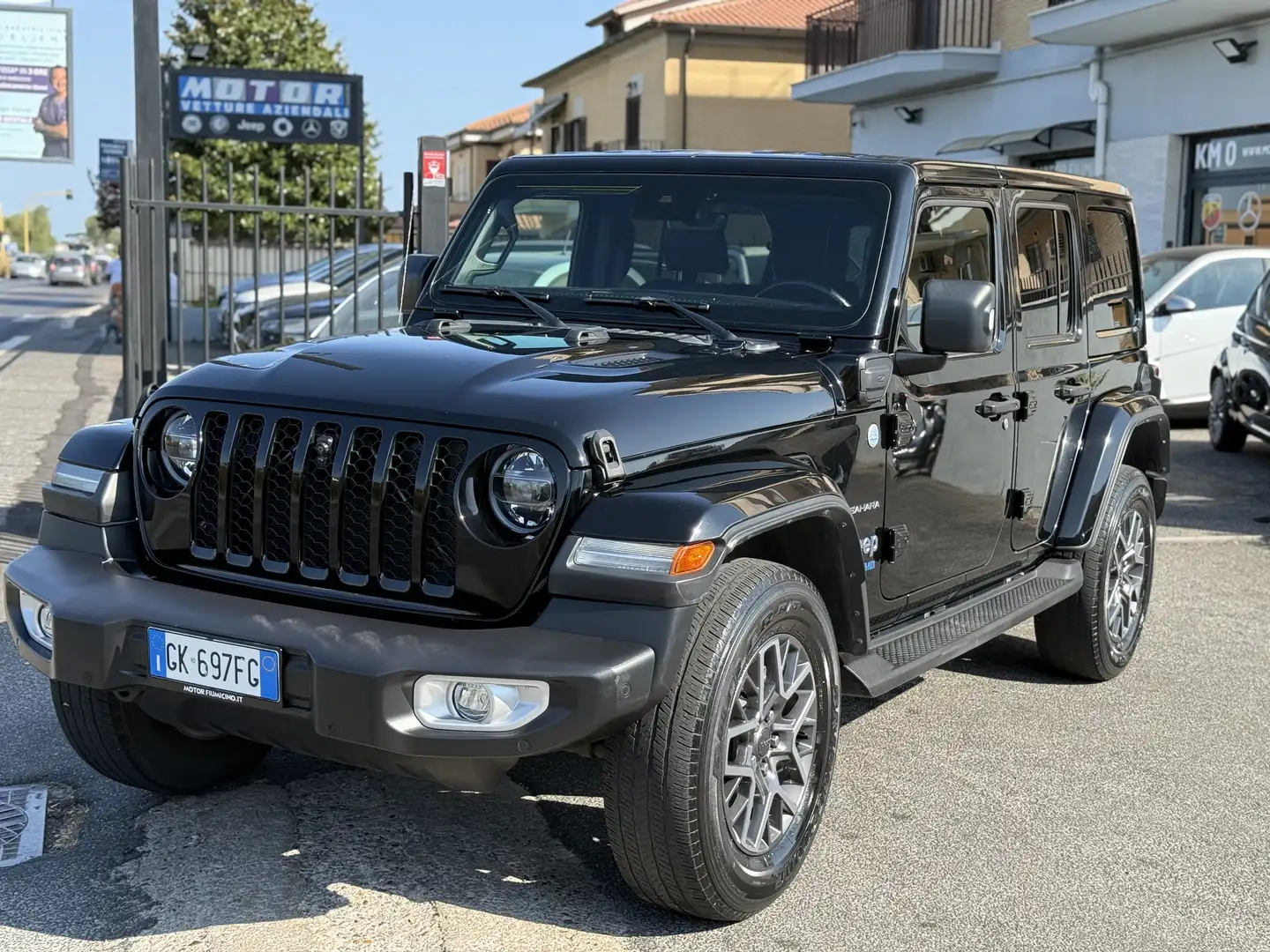Jeep Wrangler Unlimited 2.0 atx 380cv phev Sahara 4xe auto Nero - 1
