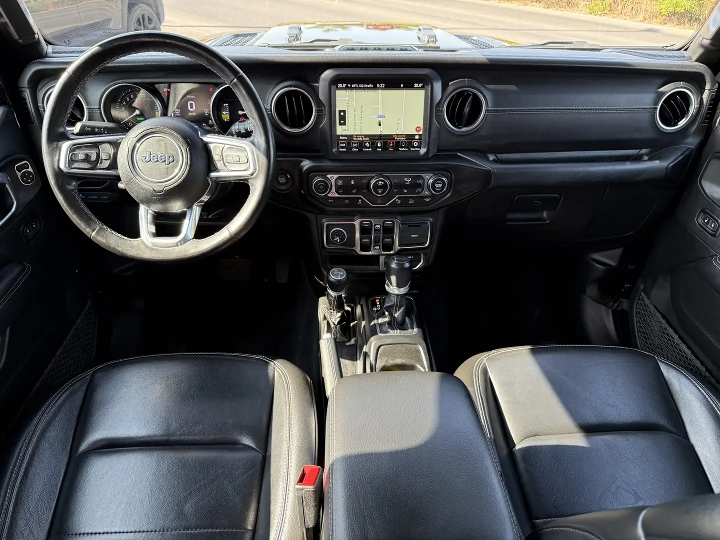 Jeep Wrangler Unlimited 2.0 atx 380cv phev Sahara 4xe auto Nero - 2