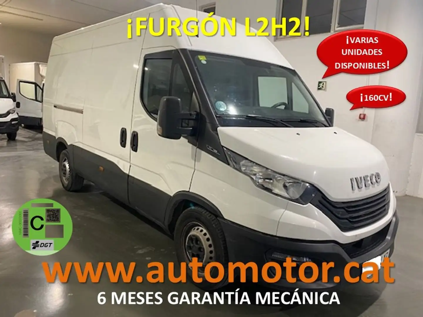 Iveco Daily Furgón 33S16 V 3520L H2 12.0 156 Blanc - 1