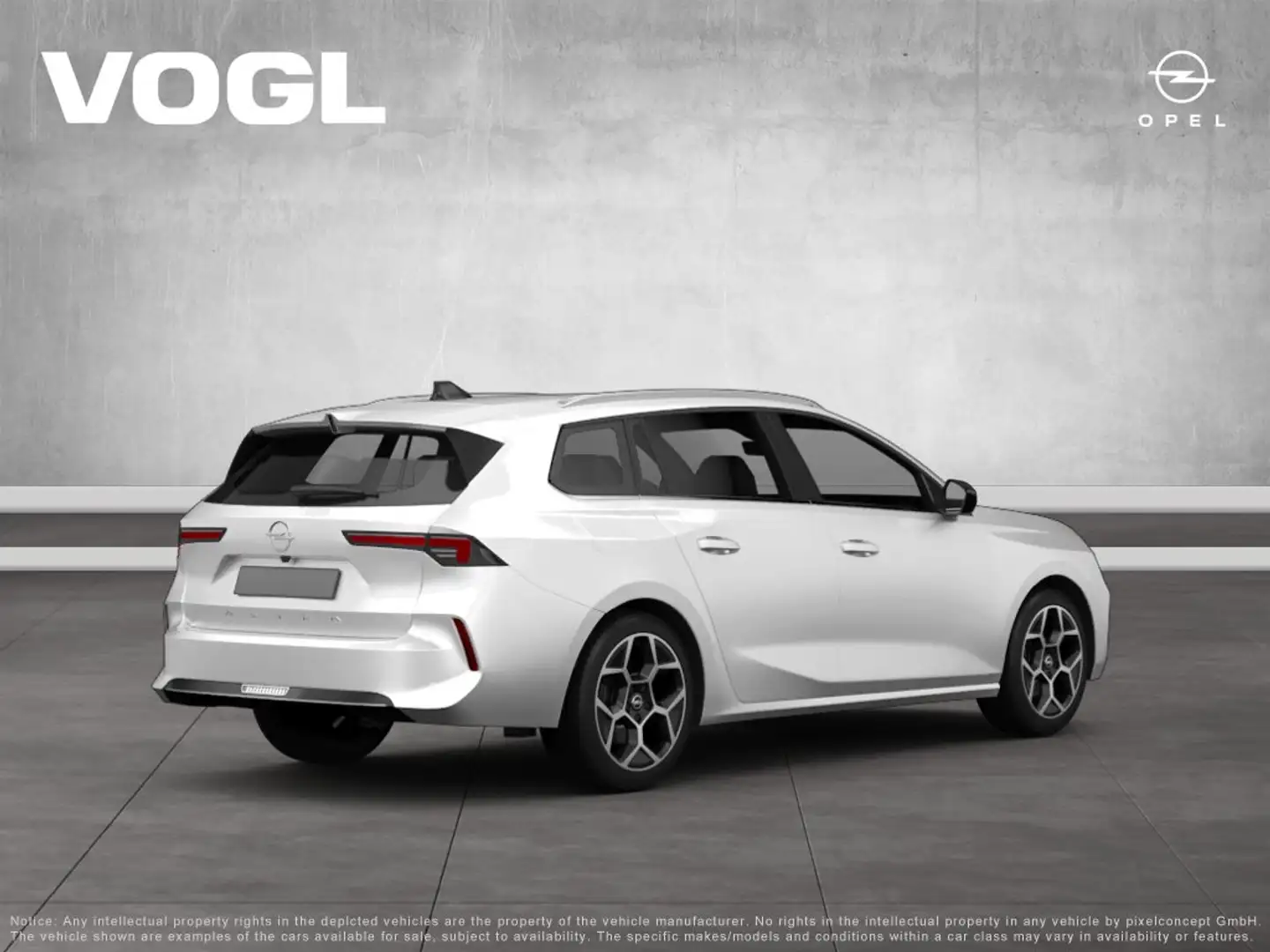 Opel Astra Sports Tourer GS 1.2 Turbo 130PS MT GS Line Wit - 2