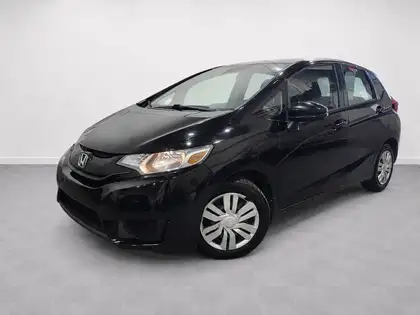 Black 2015 Honda Fit Hatchback Front-Wheel Drive Automatic