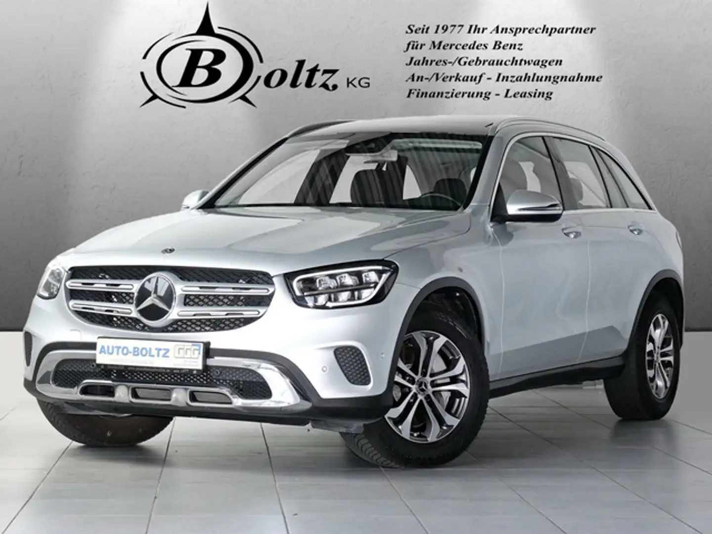 Mercedes-Benz GLC 200 4M Pano Busin. el. Klappe Navi  Led HP Plateado - 1