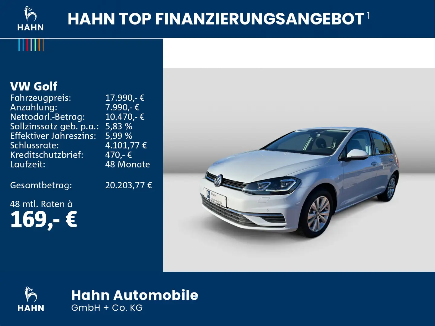 Volkswagen Golf VII 1.4TSI Comf LED ACC PDC Navi Sitzh Argent - 2