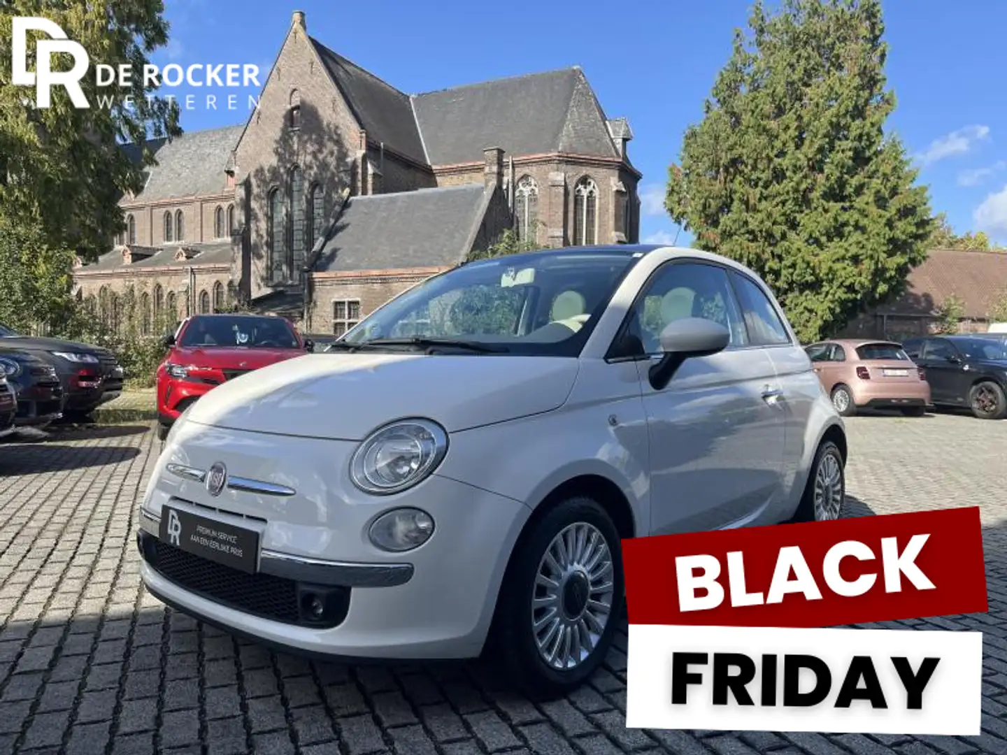 Fiat 500 Lounge Blanc - 1