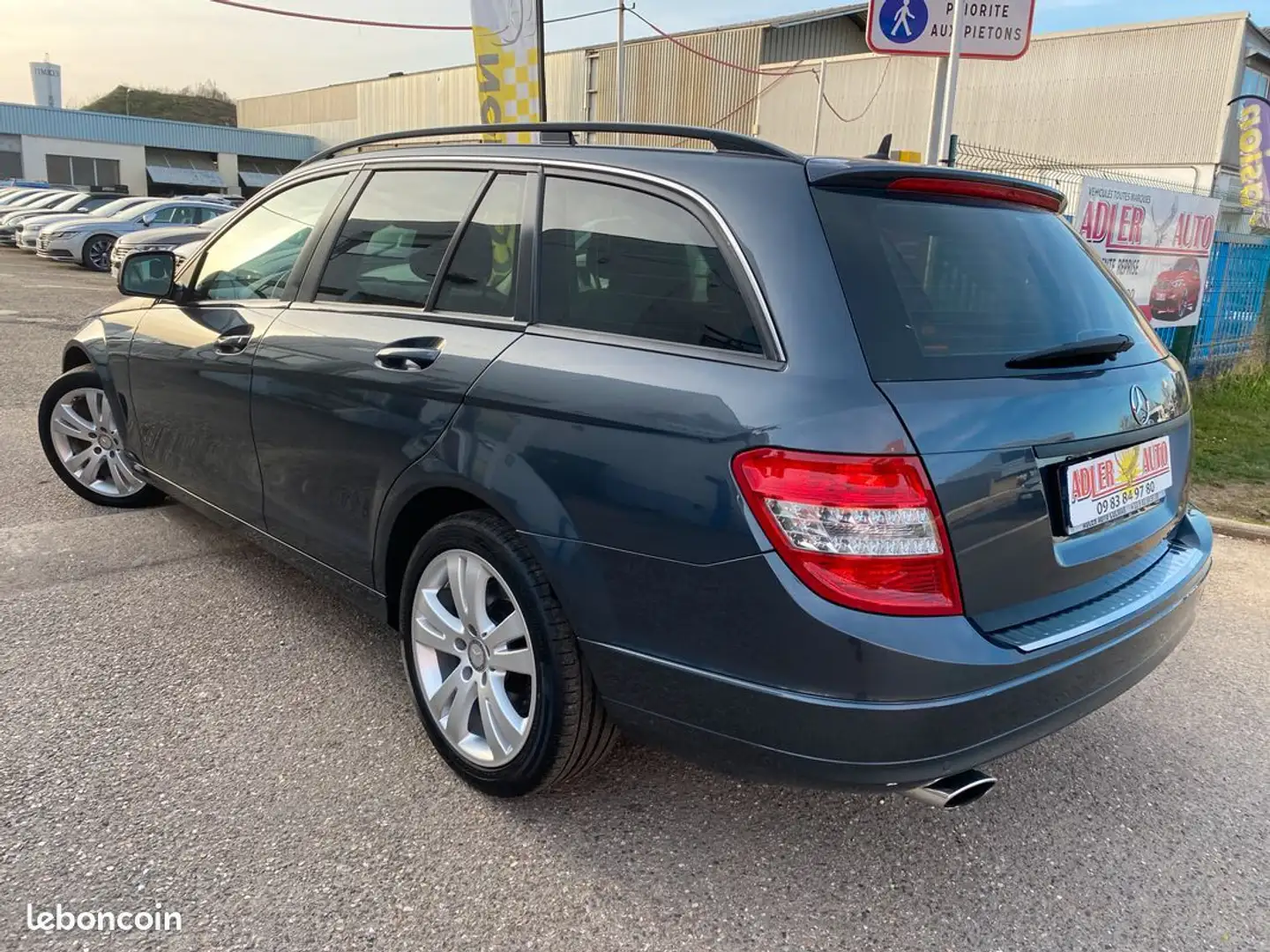 Mercedes-Benz C 200 C200 KOMPRESSOR ELEGANCE Boite-Auto Grijs - 2