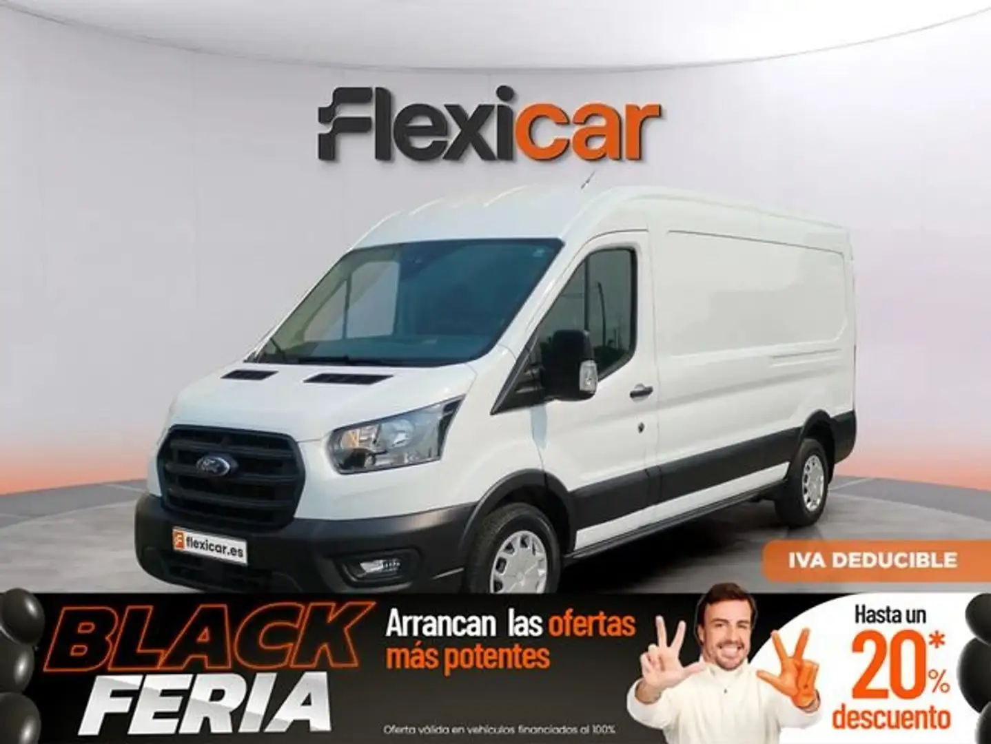 Ford Transit ECOBLUE+HYBRID+2.0+131Cv Blanc - 1