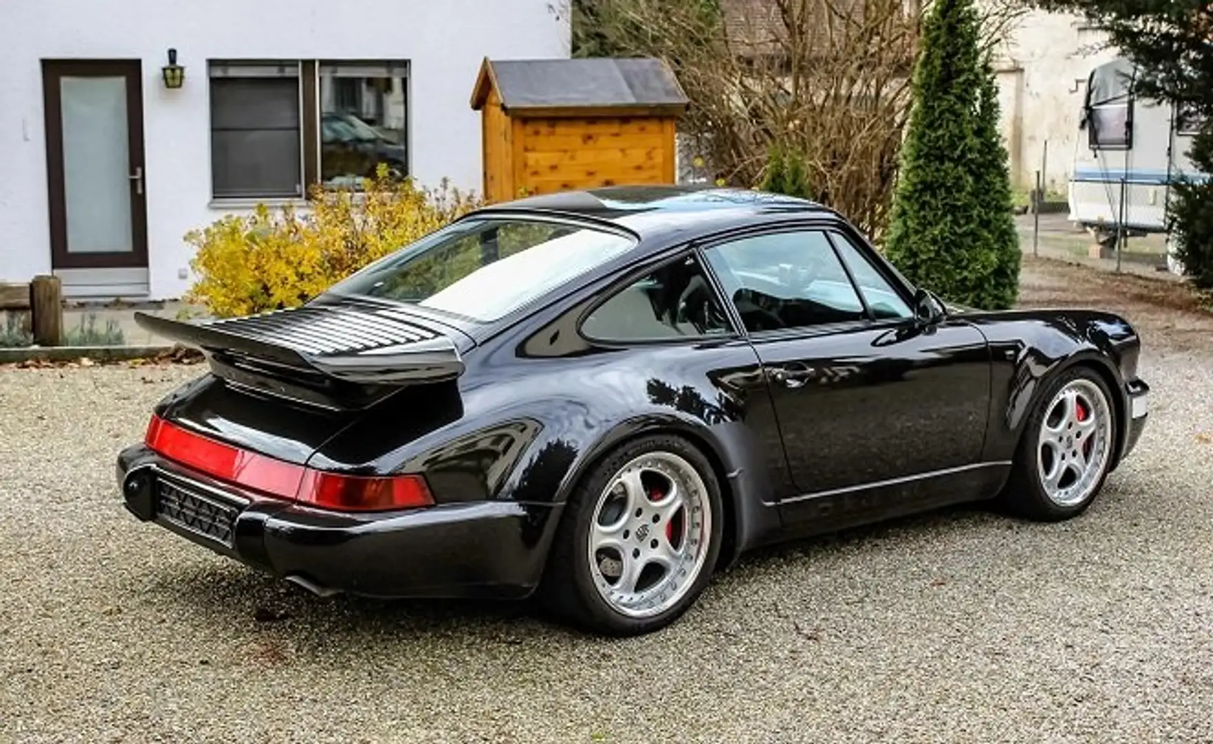 Porsche 964 911 Turbo II Color Black Metallic Noir - 2