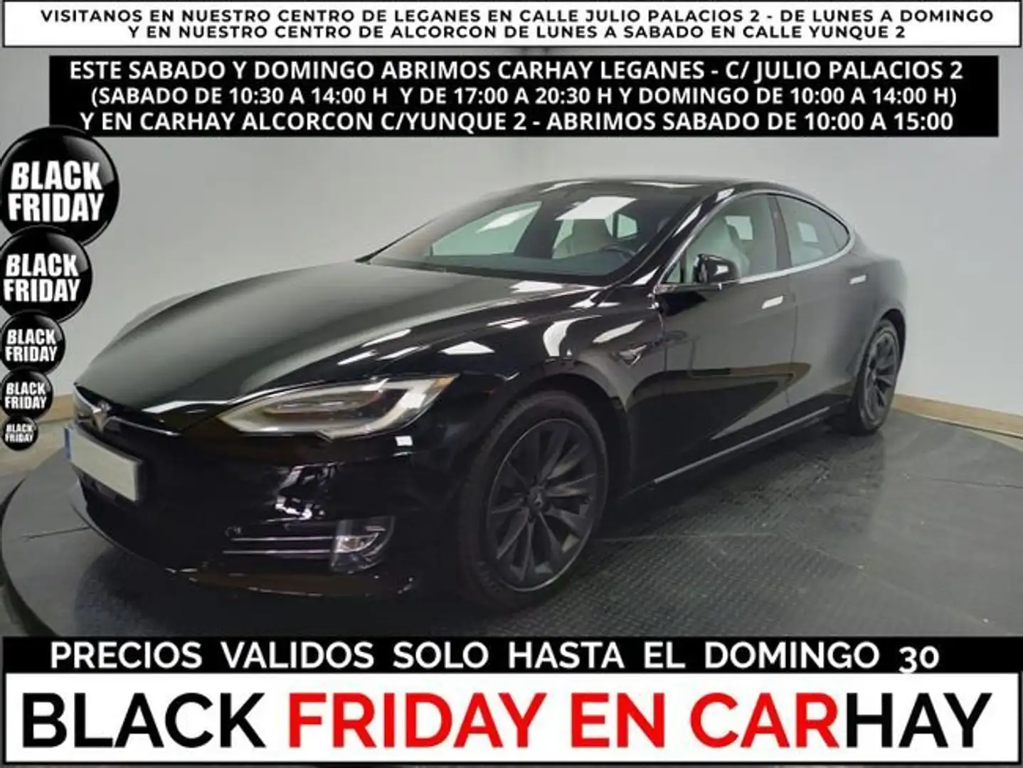 Tesla Model S 100 KWH DUALMOTOR LONG RANG Schwarz - 1