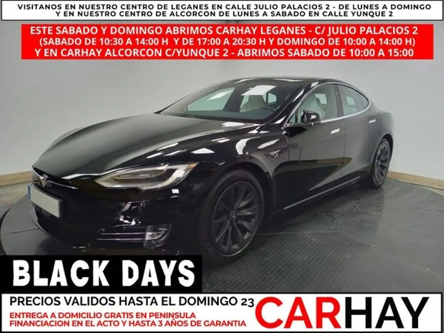 Tesla Model S 100 KWH DUALMOTOR LONG RANG Noir - 1