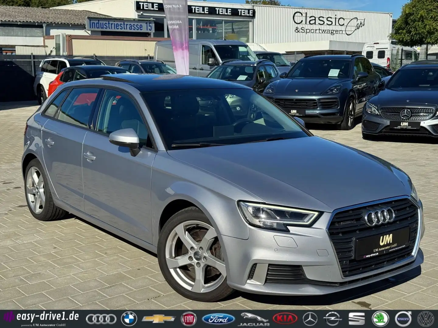 Audi A3 Sportback quattro sport/PANO/NAVI/STANDHZG/SH Silber - 1