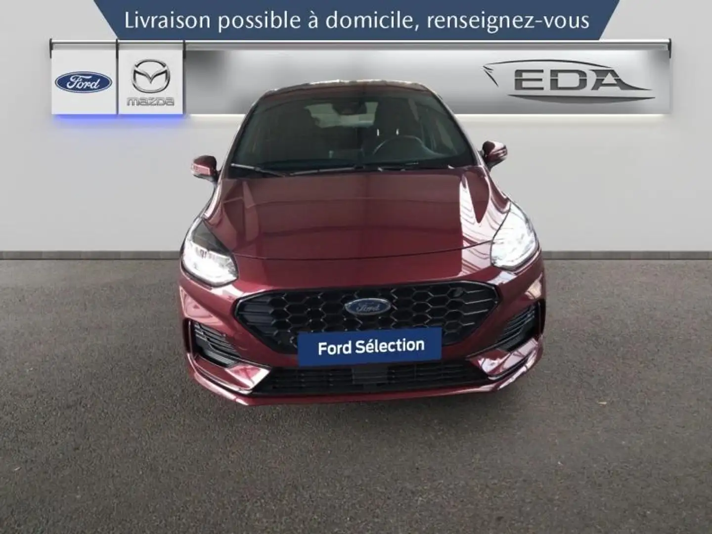 Ford Fiesta 1.0 EcoBoost Hybrid 125ch ST-Line 5p Rouge - 2