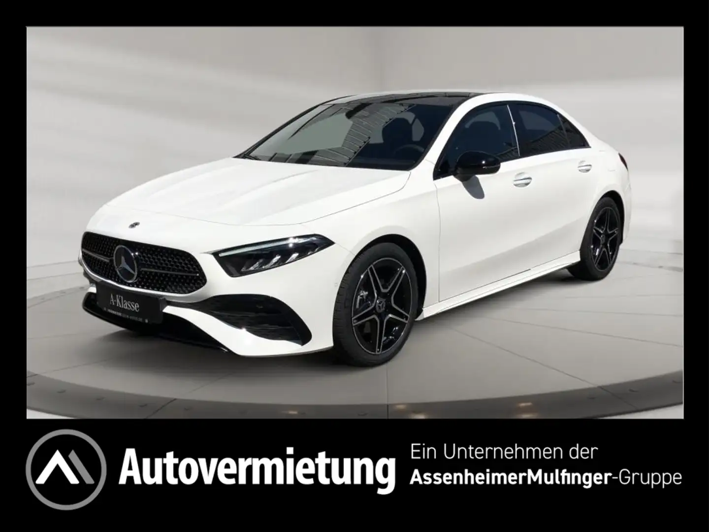Mercedes-Benz A 200 Limousine +MBUX+AMG+Wide+Navi+Pano+Cam+PDC Weiß - 1