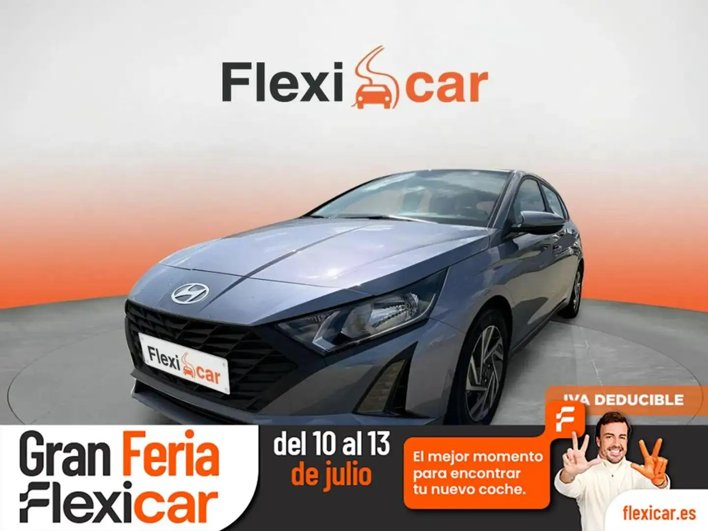 Hyundai i20 1.0 TGDI Klass 100 Gris - 1