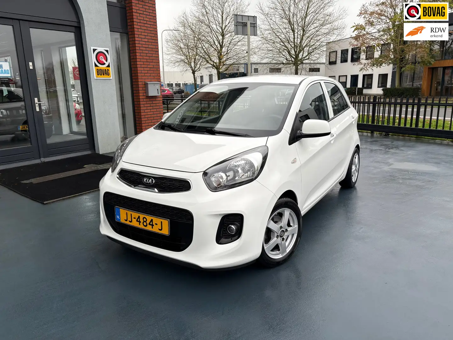 Kia Picanto 1.0 CVVT ComfortLine AIRCO 1STE EIGENAAR Blanco - 1