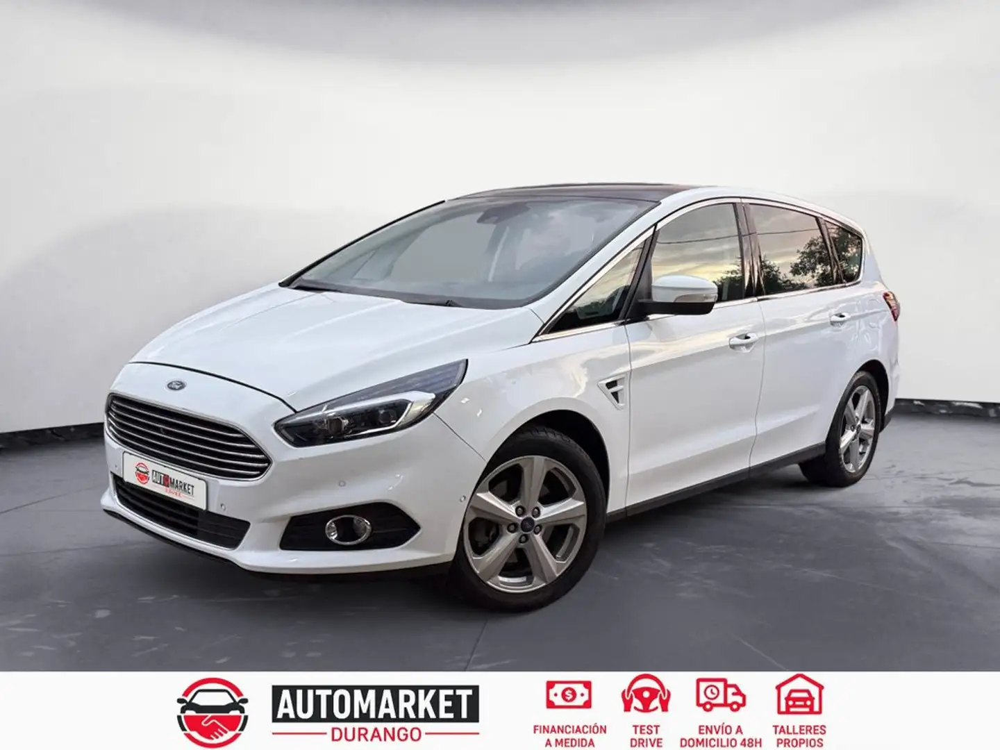 Ford S-Max 2.0 TDCi 110kW Titanium PowerShift Blanco - 2