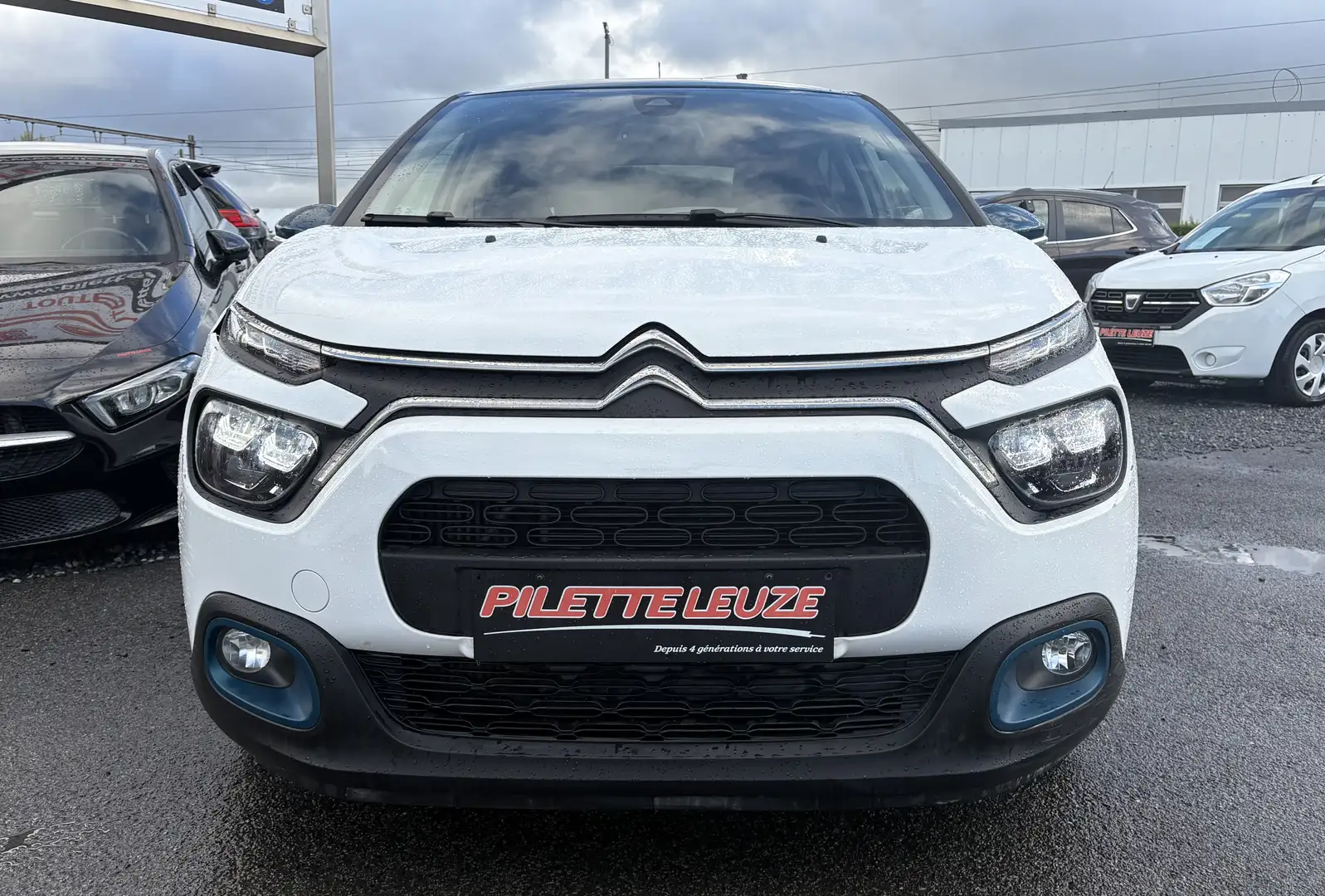 Citroen C3 C3 1.2 PT Shine S CLIM / GPS / JA / REGUL VITESSE Blanc - 2