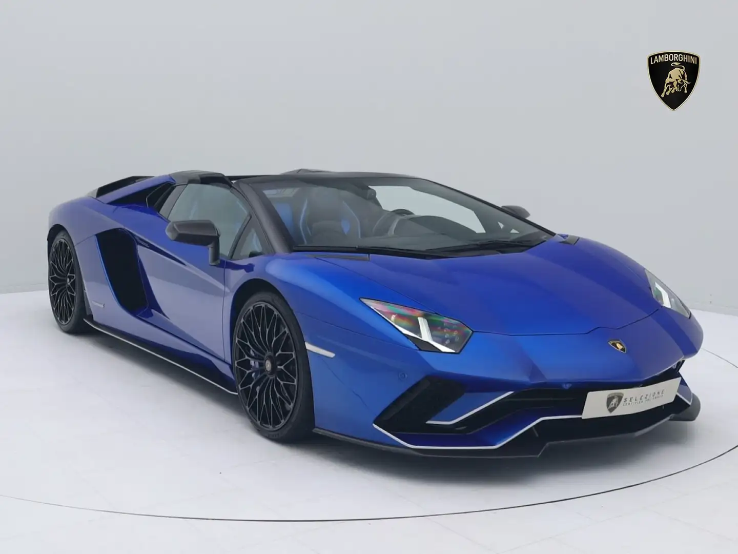 Lamborghini Aventador S Roadster AD PERSONAM BLU VATHYS I CARBON Синій - 1