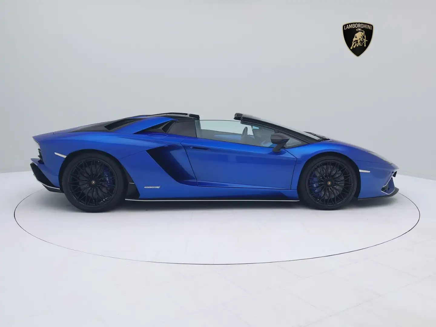 Lamborghini Aventador S Roadster AD PERSONAM BLU VATHYS I CARBON Blau - 2